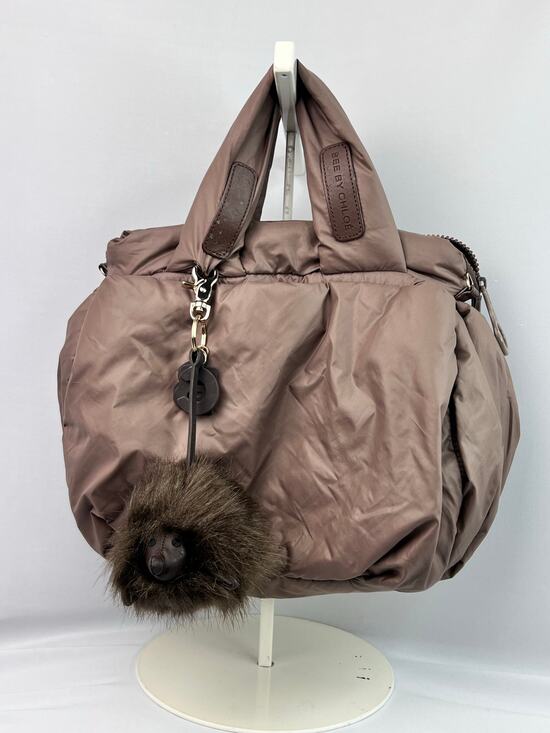 See By Chloe Handbags - See by Chloé Joy Rider Nylon Puffer Tote Bag with Hedgehog Charm
